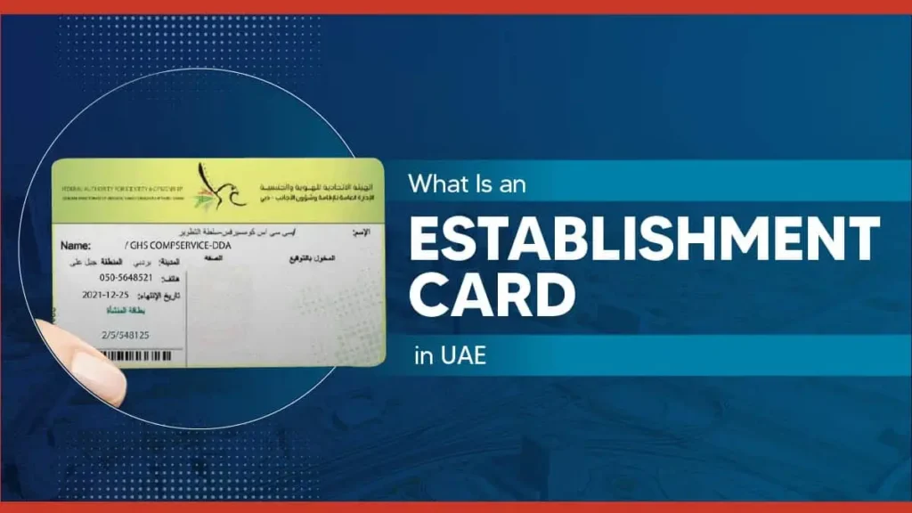 establishment card